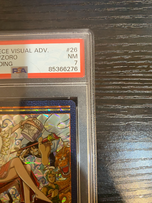 PSA 7 One Piece Visual Adventure No.26 Carddass Luffy Nami Vending