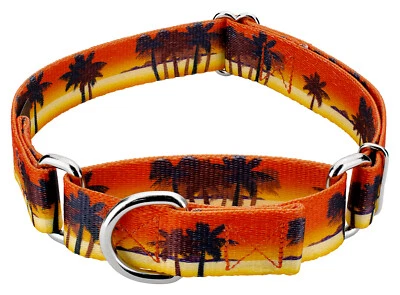 COUNTRY BROOK DESIGN Country Brook Petz® Caribbean Sunset Martingale Dog Collar