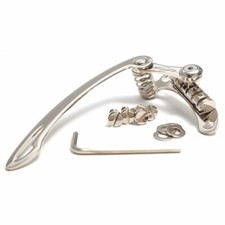 Goldo lic by Duesenberg Les Trem LT2 Nickel Tremolo assembly for Les Paul. TLT2N