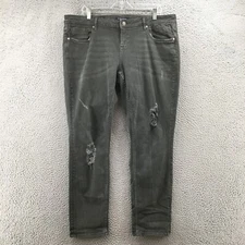 Vigoss The Chelsea Skinny Jeans Womens 18/27 (actual 40x28.5) Black Cotton Blend