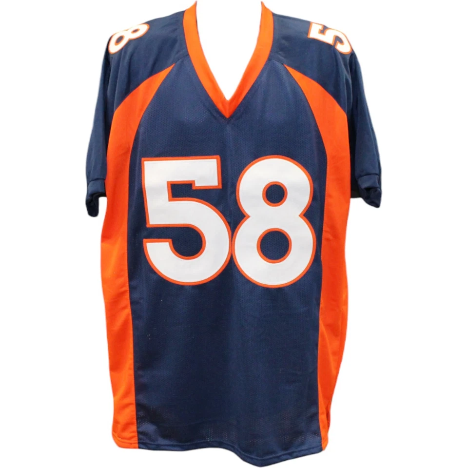 Jersey Von Miller Autografiado/Firmado Estilo Profesional XL Azul Beckett 34319 Foto 4 de 4