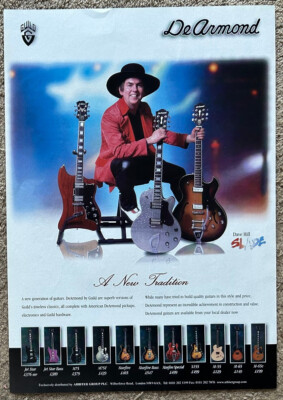 DAVE HILL - DeARMOND 1999 Full page UK magazine ad SLADE