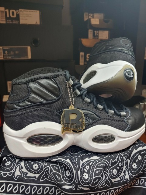 reebok question mid red canvas