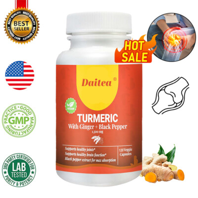 Turmeric Curcumin 500 mg - -30 To 120 Capsules Bone Joint Support