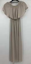 Show Me Your Mumu Taupe Size XS Off The Shoulder Maxi Dress Romantic