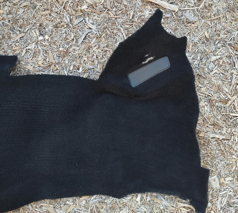 Chevrolet Corvette C4 1991-1996 alfombra lateral del conductor piso negro 10273775 Foto 4 de 4