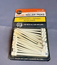Vintage WIL-HOLD Nylon Roller Picks For All Size Rollers Beauty Shop Hair Curls
