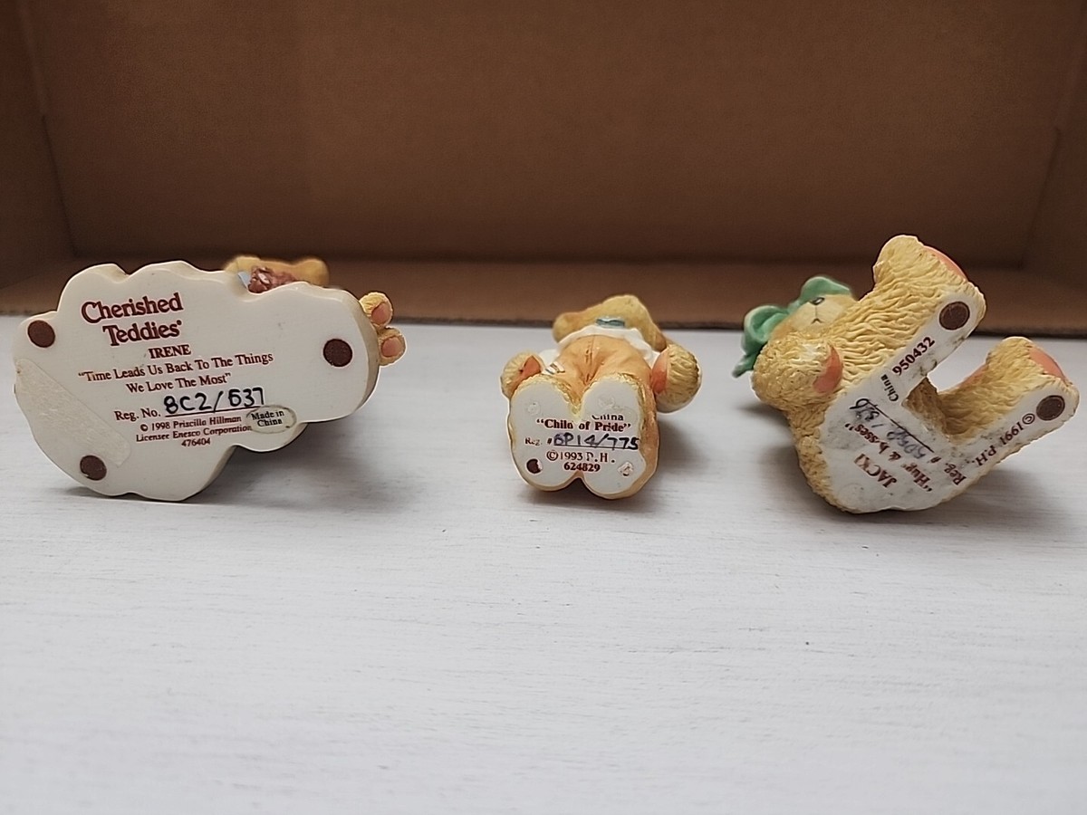 Set Of 3 cherished teddies figurines | eBay