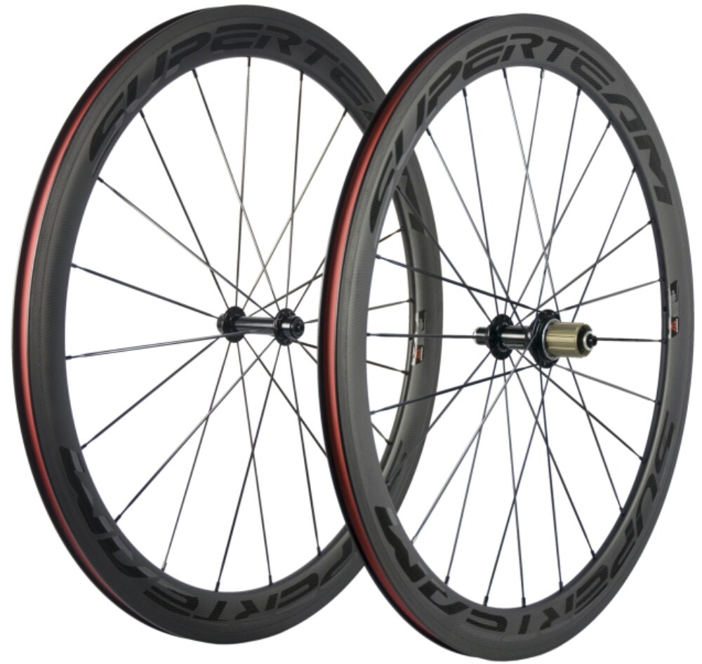 Superteam　50mm Superteam 50mm Road Bike Carbon Wheels 50mm Rim Brake Carbon