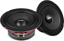 2x DS18 PRO-X6M 6.5" Car Stereo Midrange Speakers 900 Watt 8 ohm Midbass Pair