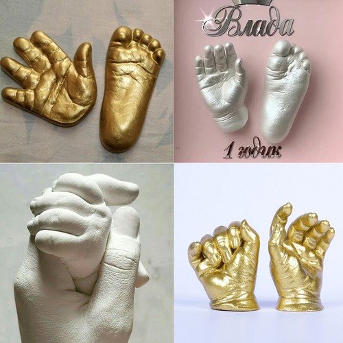 Baby Casting Kit Infant Plaster Hand Mold Casting Kit Baby Hand and Foot Casting - Picture 8 of 9