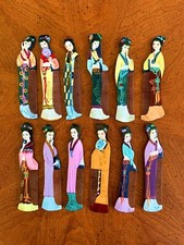 BC508 Handmade Natural Wooden Hair Comb Decoration Comb Fine Tooth Comb