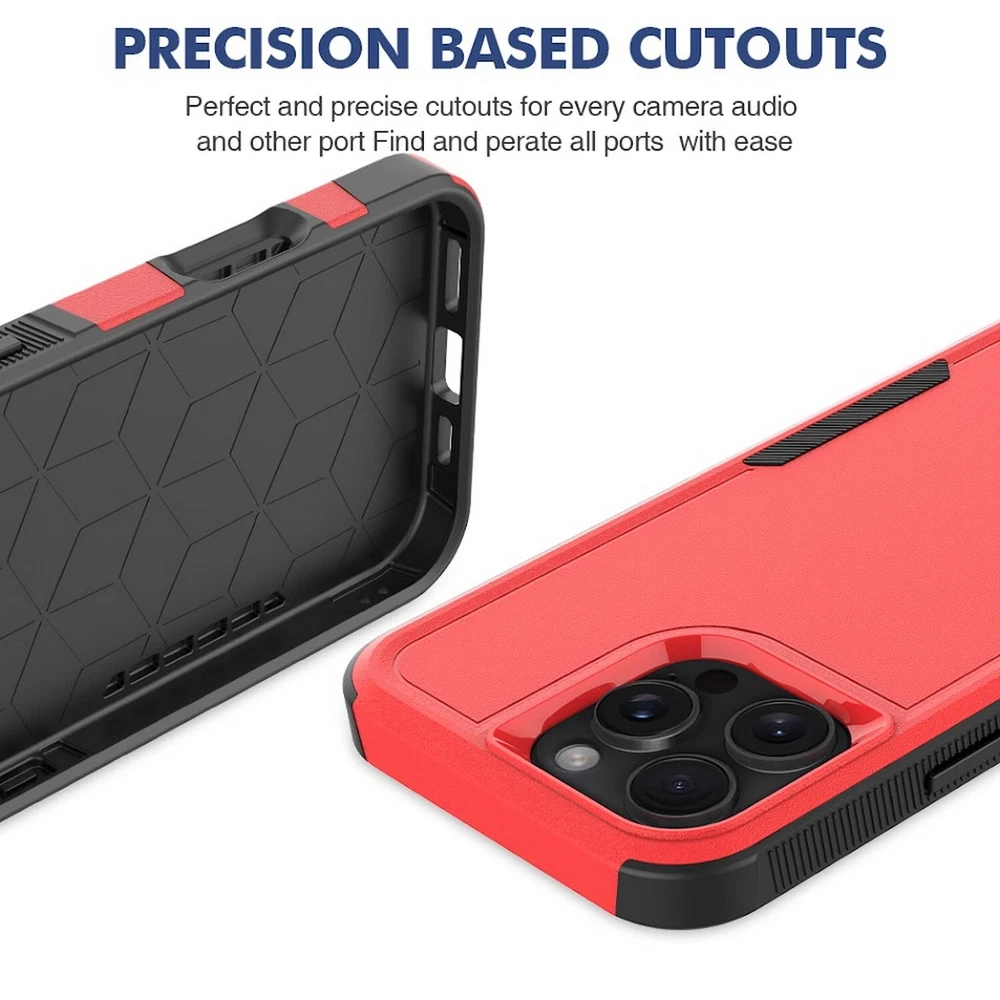 Rugged Hybrid Grip Case for iPhone 16 Pro 6.3 Inch