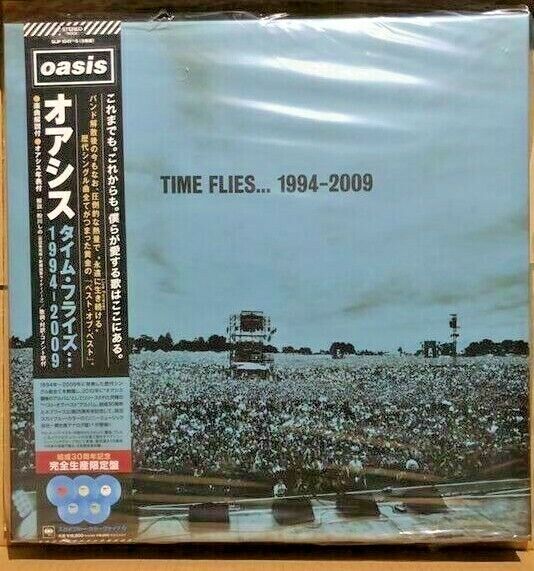 Oasis / Time Flies 1994-2009 Sky Blue Color Record 5LP Japan Oasis / Time Flies 1994-2009 Sky Blue Color Record 5LP Japan