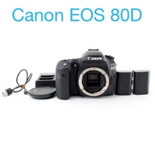 Canon EOS EOS 80D Digital SLR Camera 24.2 Megapixels Color Black Used 2148MT