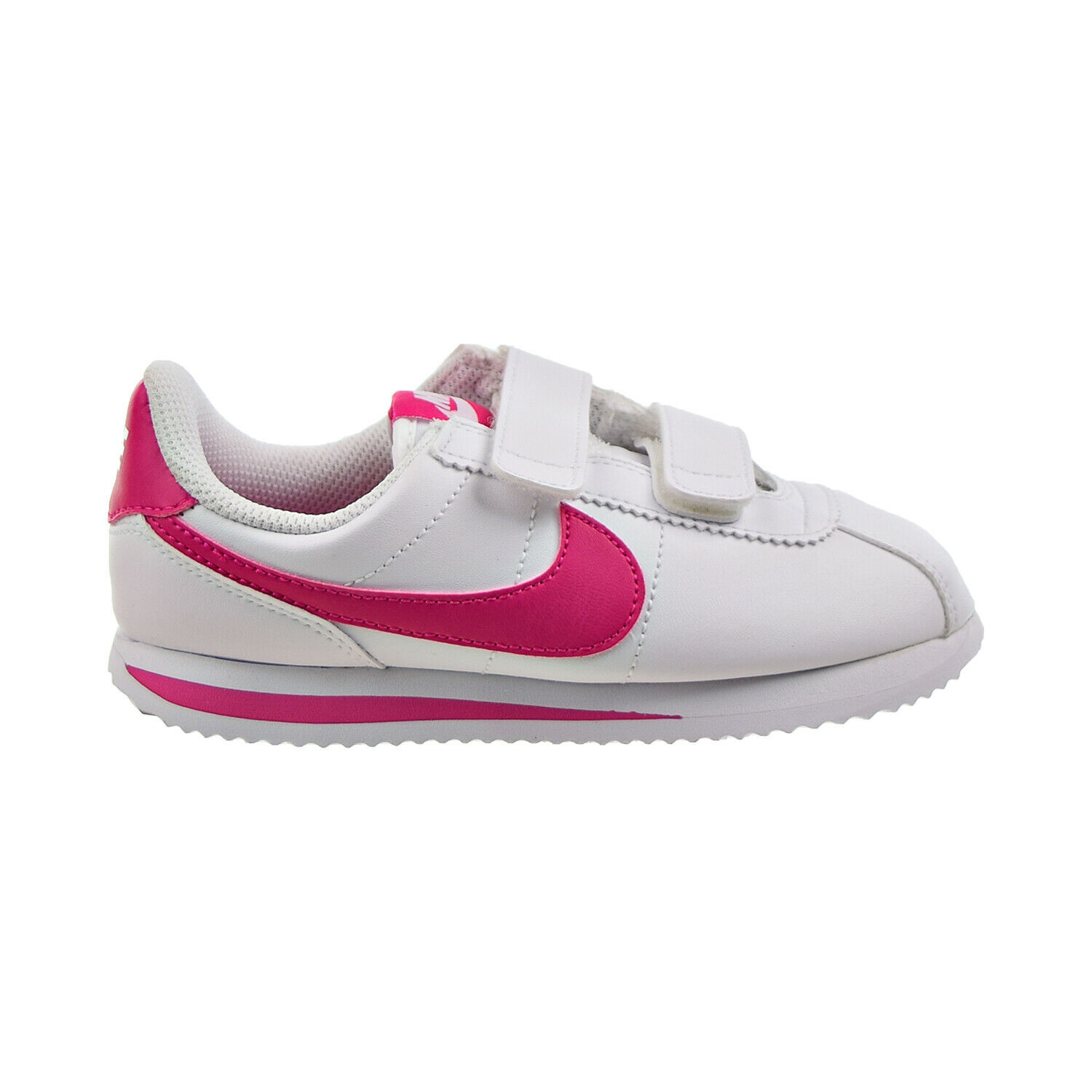 Детские кроссовки Nike Cortez Basic SL Белый/розовый Prime (904767 109)