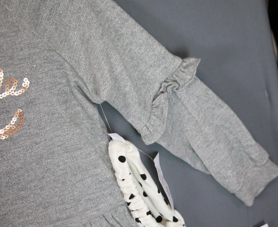 Conjunto de vestido y pantalón Bonnie Jean niñas (Nuevo) talla 10. Viene con diadema. Foto 4 de 4