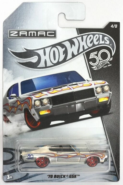 Hot Wheels Zamac 50th Anniversary 70 Buick GSX Car eBay