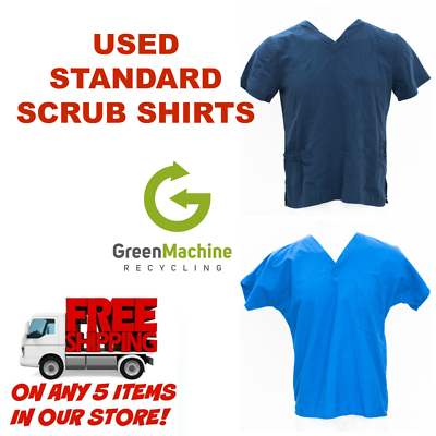 #ad Used Scrubs Tops Shirts Used Scrubs Cintas Dickies Cherokee Landau $4.99