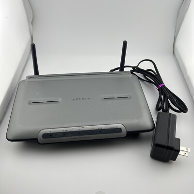 1C Belkin Wireless G Router F5D7230-4 4 LAN Ports Version 1112