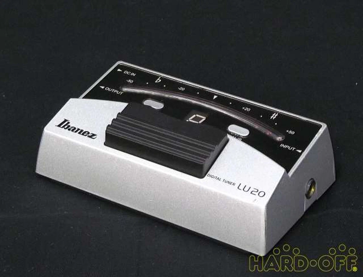 USED Ibanez LU20 Pedal Guitar Tuner With Box Good Condition From Japan