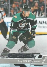 2018-19 Upper Deck Overtime Hockey Card #165 Troy Terry RC Rookie Ducks