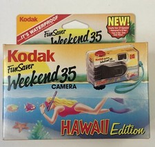 SUC 013 35MM Single Use Camera Kodak Funsaver Weekend 35 Hawaii Edition NOS