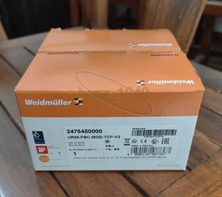 1PCS UR20-FBC-MOD-TCP-V2 2476450000 Weidmüller Modules New
