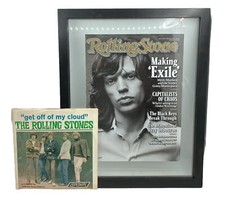 Rolling Stones 45 - Get Off Of My Cloud 12 x15 Framed May 27 2010 RS Cover