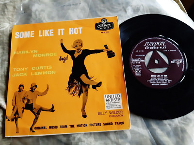 Marilyn Monroe-Some Like It Hot 1st Press Tri Centre London EP UK Press EX great