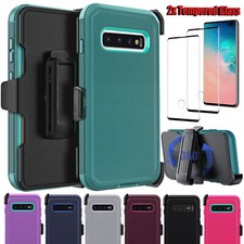 For Samsung Galaxy S10 Plus/S10/S10e Case Belt Clip Cover / Screen Protector