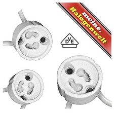 3x Fassung GU10 230V 100W Sockel für LED-Leuchtmittel Halogen-Strahler LED-Lampe