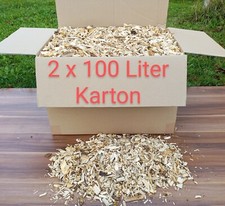 Hackschnitzel 200 Liter Deko Heizen Beet Garten Tierbedarf  Rindenmulch Holz