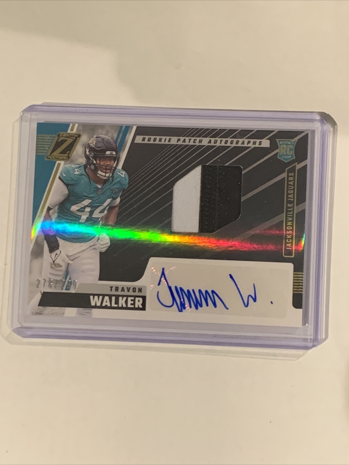 2022 Panini Zenith Travon Walker RPA Rookie RC /299 Jacksonville Jaguars