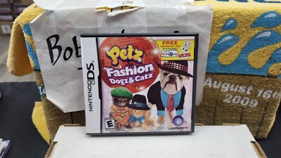 CIB PETZ FASHION DOGZ & CATZ NINTENDO DS VIDEO GAME COMPLETE IN BOX W/ MANUAL