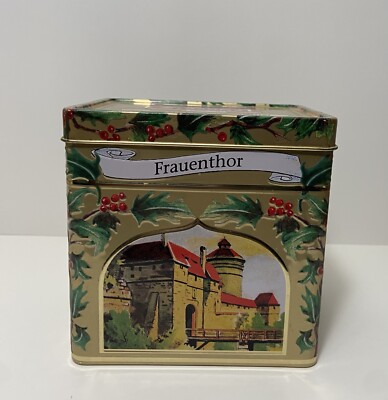Lambertz AACHEN Vintage Collectibles German Cookies Christmas Music Box Tin
