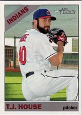 2015 Topps Heritage #534 T. J. House Cleveland Indians