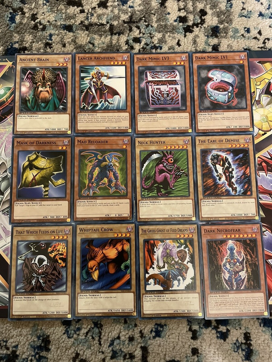 yugioh multiple card monster yugioh 50 card lot speed duel monsters +additional