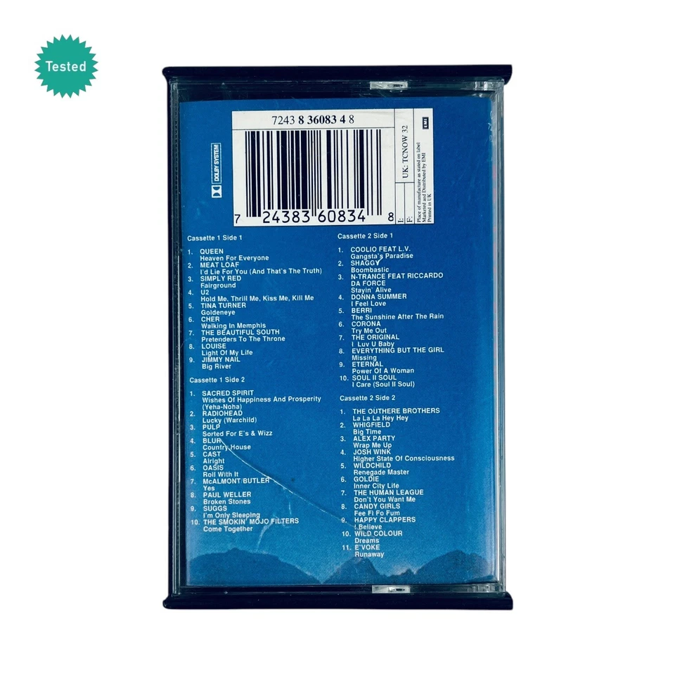 NOW 32 Now That's What I Call Music 32 Cassette Tapes (1995) UK Double TESTED - Image 2 of 4