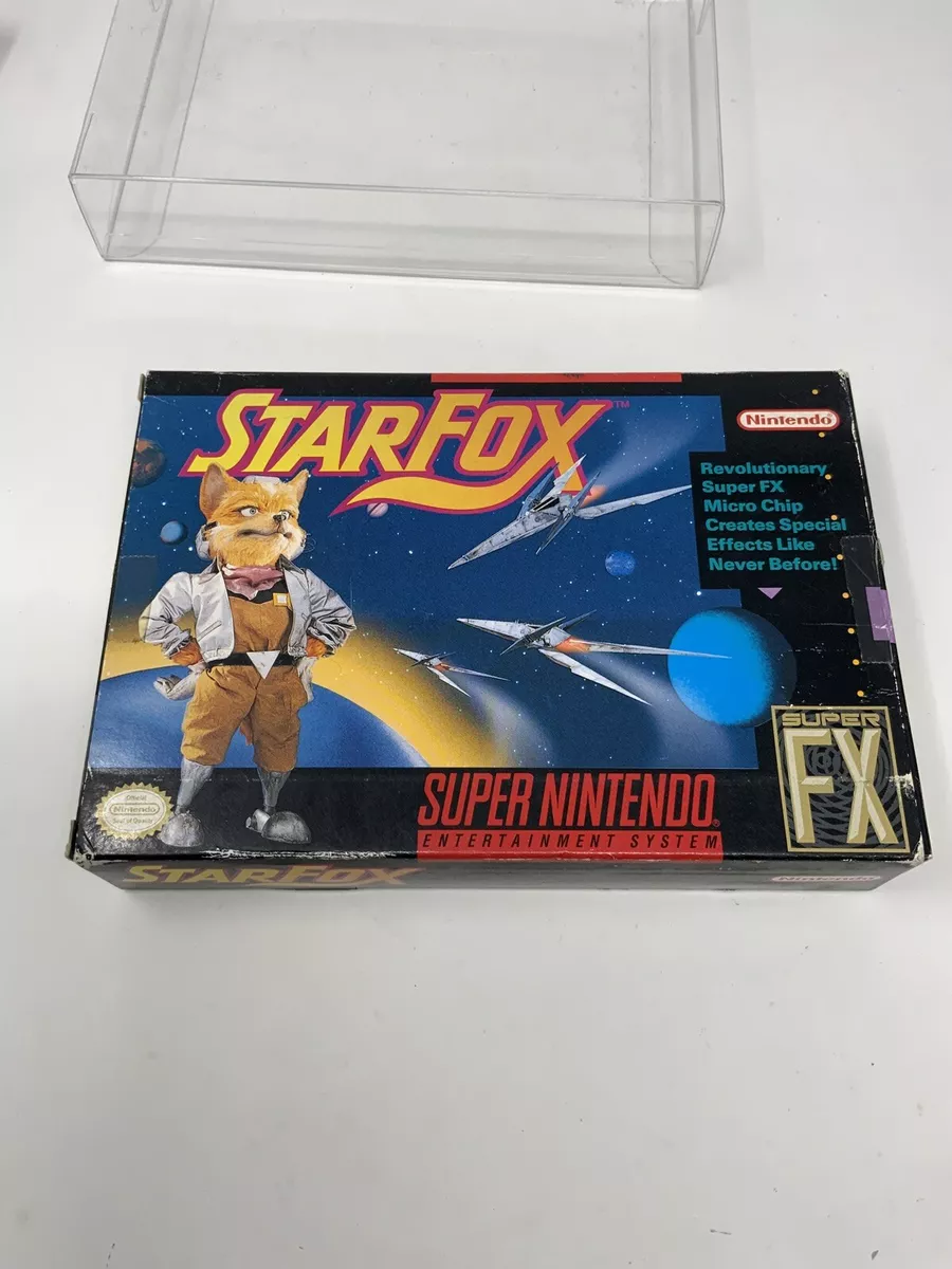 * Rare* Star Fox BOX ONLY Super Nintendo SNES. Fantastic Condition High  Gloss