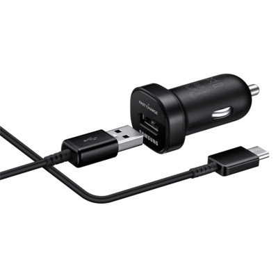 Original OEM Samsung Galaxy S10 S9 S8 Note10 9 8 Fast Car Charger + Type C Cable