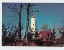 Postcard Tawas Point Lighthouse Michigan USA