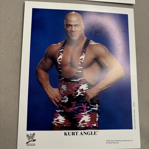 Kurt Angle und Rob Van Dam WWE P-723 / P-791 Offizielle Fotos / Beide - Bild 3 von 5