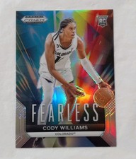 Cody Williams - 2024-25 Panini Prizm Draft Fearless Prizms Silver 