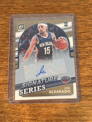 2021-22 Donruss Optic - Signature Series Rookie Jose Alvarado New York Knicks 
