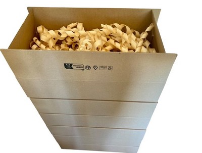 EXTRA LANG Holzlocken Krullen, hölzerne Hochzeit, Holz Dekoration Paket 60x30x15
