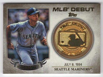ALEX RODRIGUEZ 2016 Topps Series 1 MLB Debut Medallion #MDM-AR Seattle Mariners
