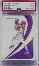 2023-24 Panini Immaculate Bronze /3 Anthony Davis #38 PSA 9 MINT 8d2