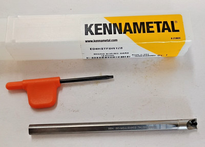Kennametal E04HSTFOR128 Indexable Boring Bar 7.62 MM Min Bore RH 6.35 mm Shank
