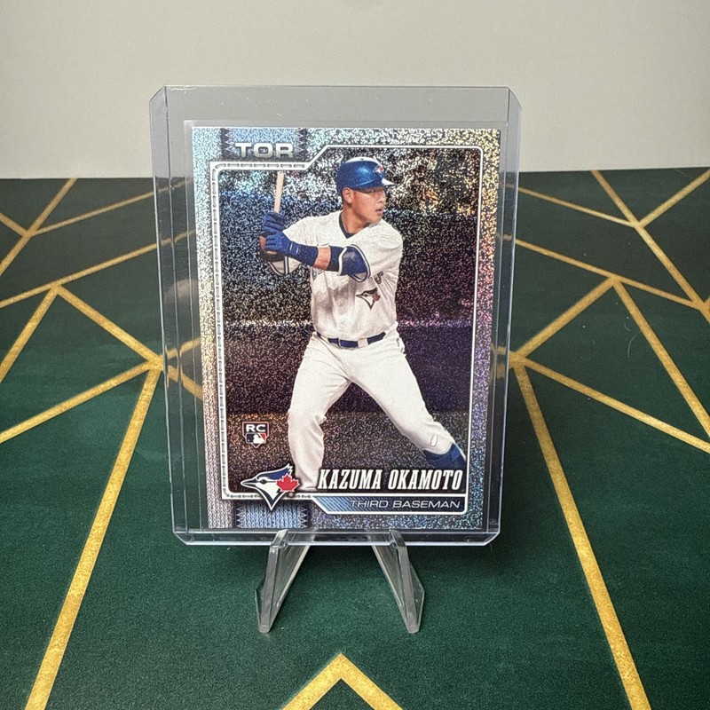 2026 Topps Series 2 Holo Foil Kazuma Okamoto #443 (RC) Blue Jays